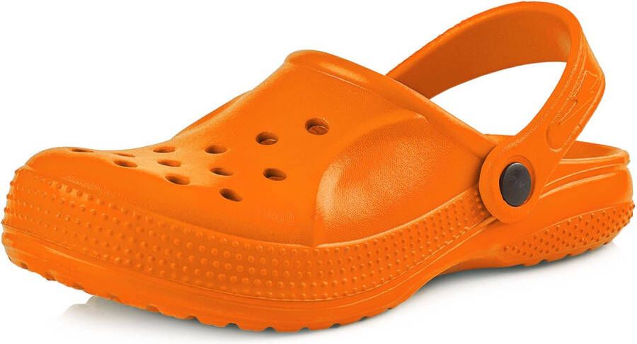 Ladeheid Clogs Kinderen Tuinschoenen Lichte Kinderschoenen Oranje 24 LA-KL