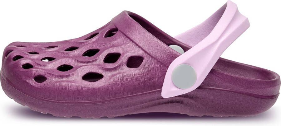 Ladeheid Clogs Kinderen Tuinschoenen Lichte Kinderschoenen Violett 24 25 LA-CA-FlowKids