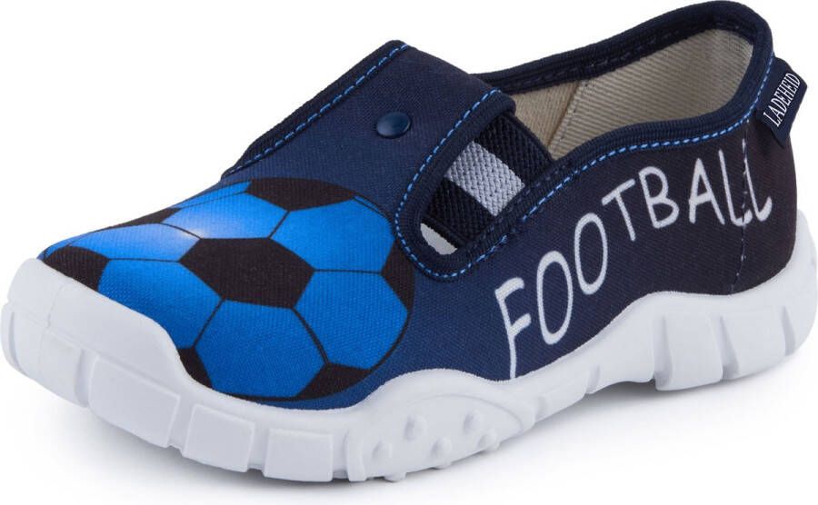 Ladeheid Kinder Pantoffels Sloffen Muizen Unisex LA-VI-Olaf Blauw