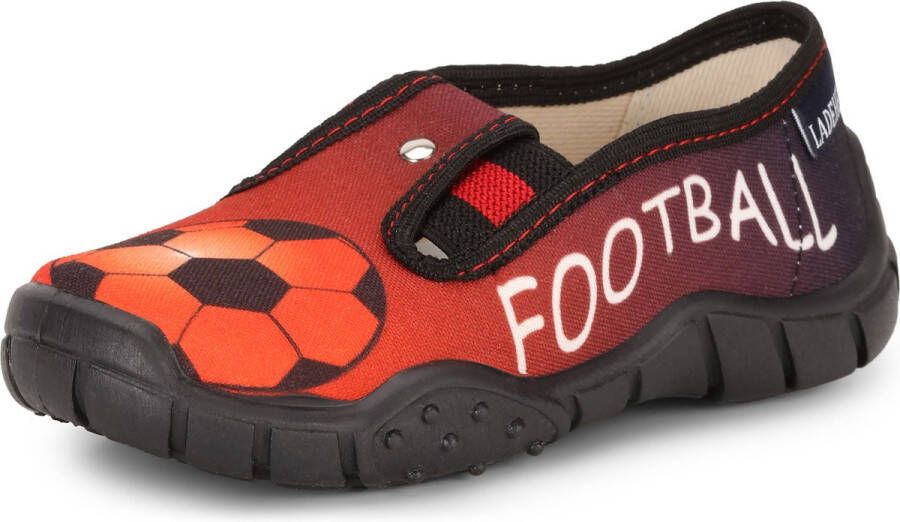 Ladeheid Kinder Pantoffels Sloffen Muizen Unisex LA-VI-Olaf Rood