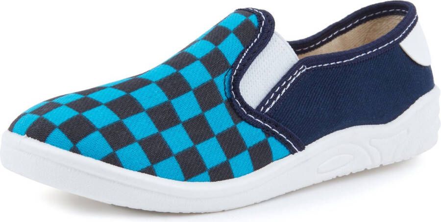 Ladeheid Kinder Pantoffels Sloffen Muizen Unisex LA-ZT-225 Marineblauw Blauw