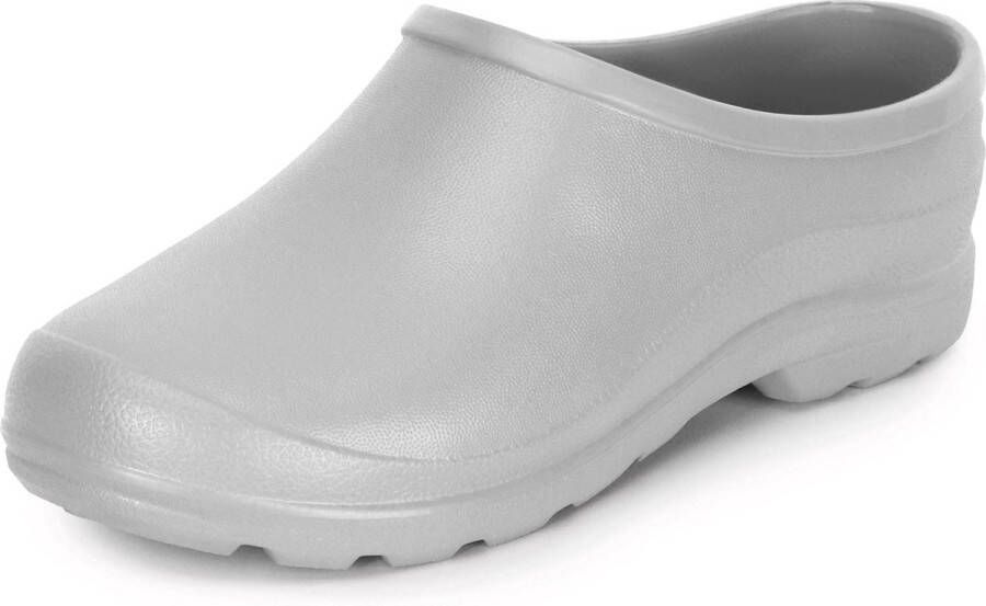 Ladeheid Unisex Clogs Tuinklompen Tuinschoenen Lichte Grijs 2183 37 LA-DW-Xclap