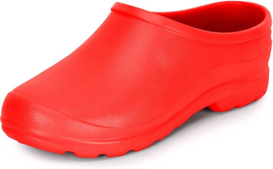 Ladeheid Unisex Clogs Tuinklompen Tuinschoenen Lichte Rood 37 LA-DW-Xclap