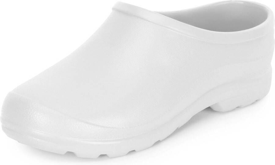 Ladeheid Unisex Clogs Tuinklompen Tuinschoenen Lichte Wit 36 LA-DW-Xclap