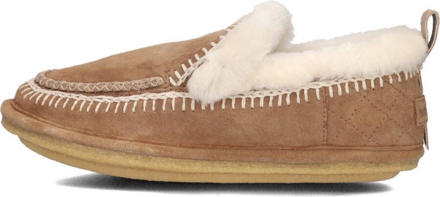 LAIDBACKLONDON Instappers Dames Jude Slipper Crochet Maat: 42 Materiaal: Suède Kleur: Cognac - Foto 2