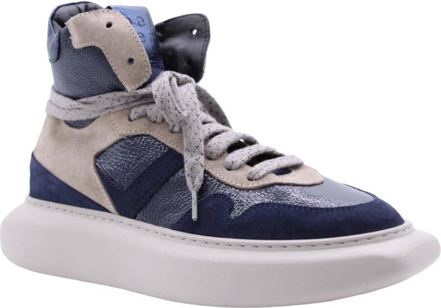 Laura Bellariva Sopraan Stijlvolle Sneakers voor Mannen Blauw Heren