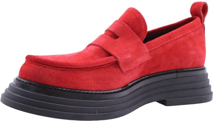 Laura Bellariva Marimba Loafers: Stijlvol en Comfortabel Red Dames