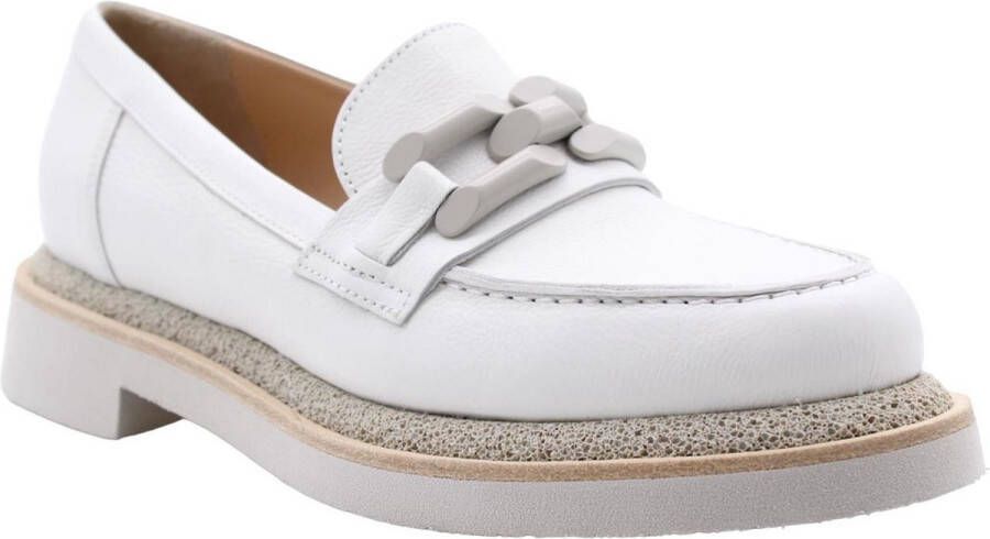 Laura Bellariva Stijlvolle Loafers voor Vrouwen White Dames