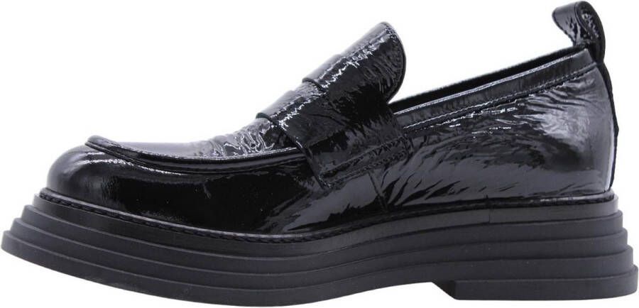 Laura Bellariva Stijlvolle en comfortabele Karajan loafers Black Dames