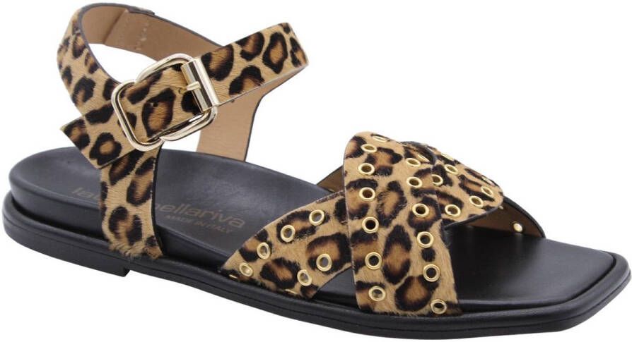 Laura Bellariva Sandaal Leopard Print