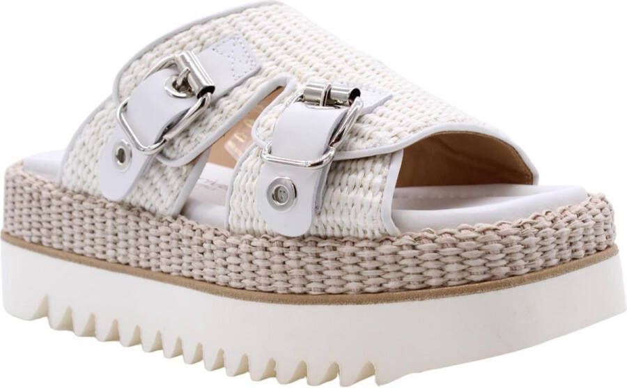 Laura Bellariva Chique zomerslippers voor vrouwen White Dames