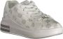 Laura Biagiotti Witte Polyester Sneakers met Veters Contrastdetails Borduursel Logo White Dames - Thumbnail 1