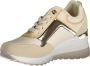 Laura Biagiotti Beige Polyester Sneaker met Contrasterende Details Beige Dames - Thumbnail 1