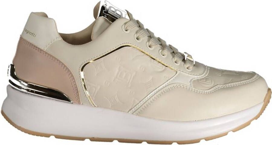 Laura Biagiotti Polyester Vetersneaker Met Logoprint En Contrasterende Details