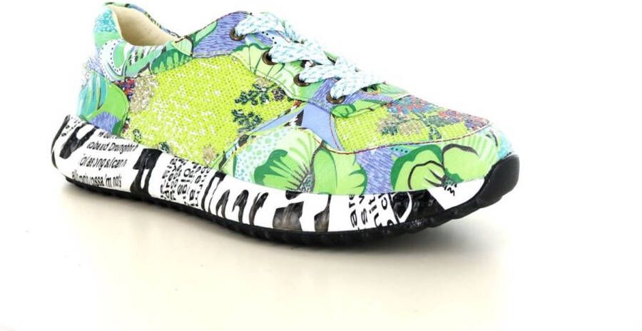 Laura Vita Burton 05 Groene sneaker