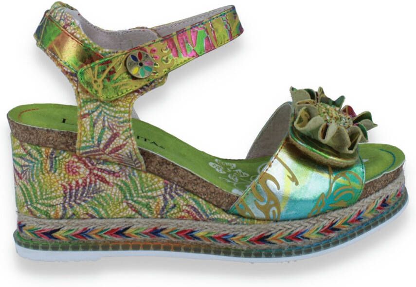 Laura Vita Dames Sandaal Multi MULTICOLOR