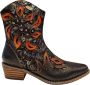 Laura Vita Hicnio 03 Noir Dames Cowboyboots Zwart - Thumbnail 1