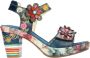 Laura Vita NELLAO 05 Jeans dames sandalen gekleed blauw - Thumbnail 2