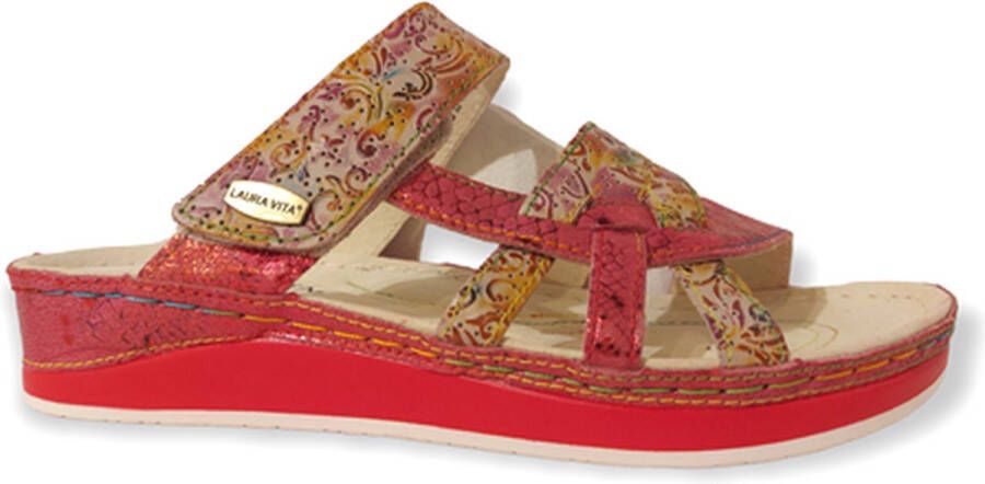 Laura Vita Slipper Brcuelo 0521 SL150420-5N Fushia Roze Multi