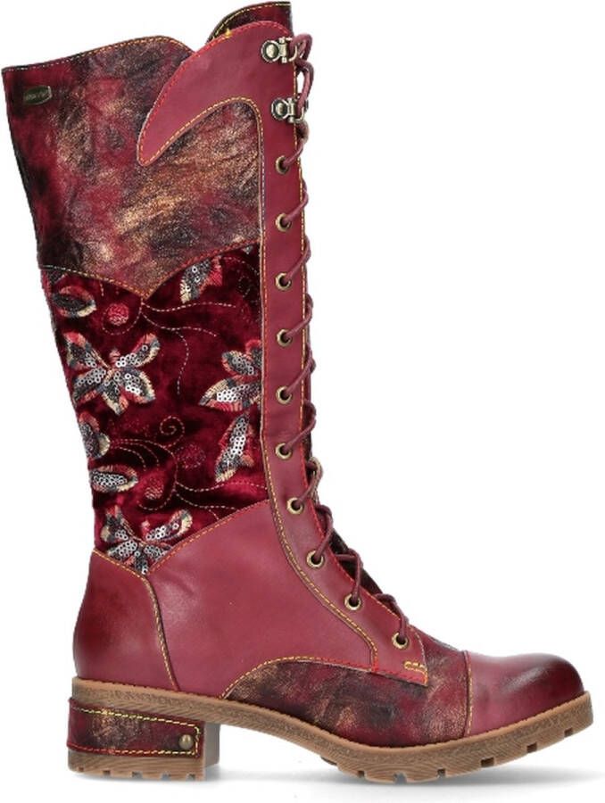 Laura Vita Veterboot Cocrailo 63 SL0053-63 Rouge Rood Combi