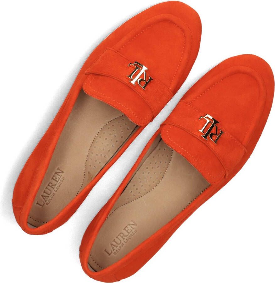 LAUREN RALPH LAUREN Averi Iii Flats Loafer Loafers Instappers Dames Oranje