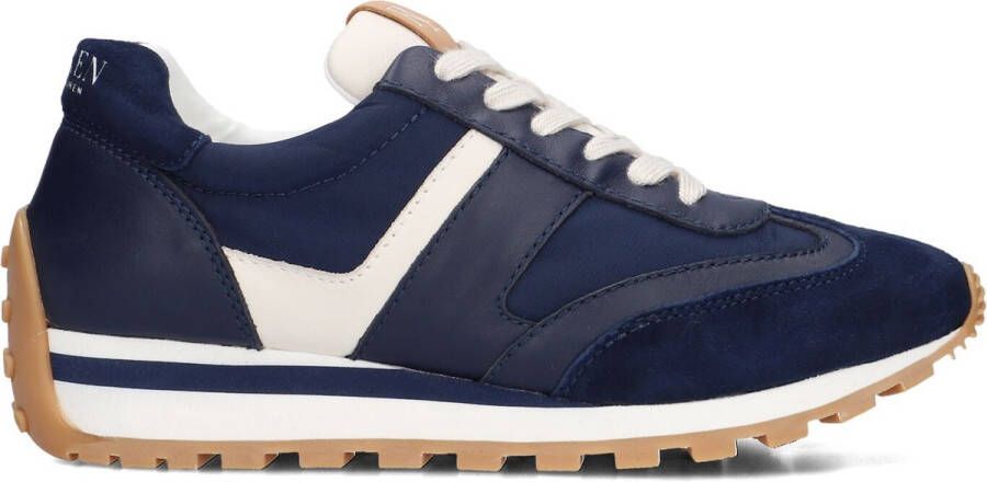 LAUREN RALPH LAUREN Lage Sneakers Dames Dani Low Top Lace Maat: 42 Materiaal: Suède Kleur: Blauw