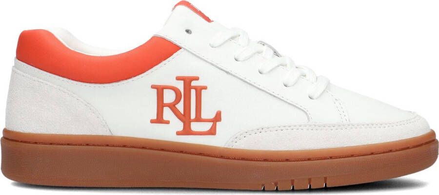 LAUREN RALPH LAUREN Lage Sneakers Dames Hailey 6 Low Top Lace Maat: 42 Materiaal: Leer Kleur: Wit