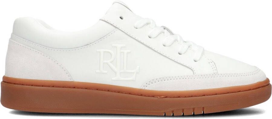 LAUREN RALPH LAUREN Lage Sneakers Dames Hailey 6 Low Top Lace Maat: 41 Materiaal: Leer Kleur: Wit