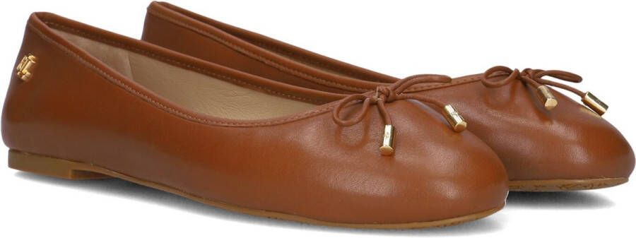 Lauren Ralph Lauren Loafers & ballerina schoenen Jayna Flats Casual in bruin