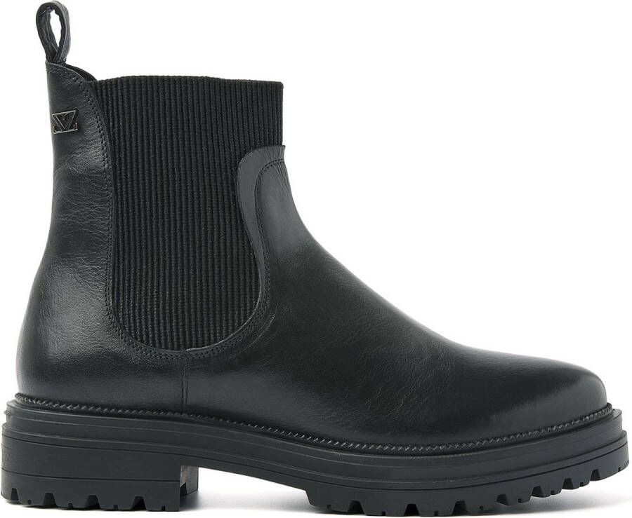 Lazamani Beau Dames Chelsea Boots Leer Black