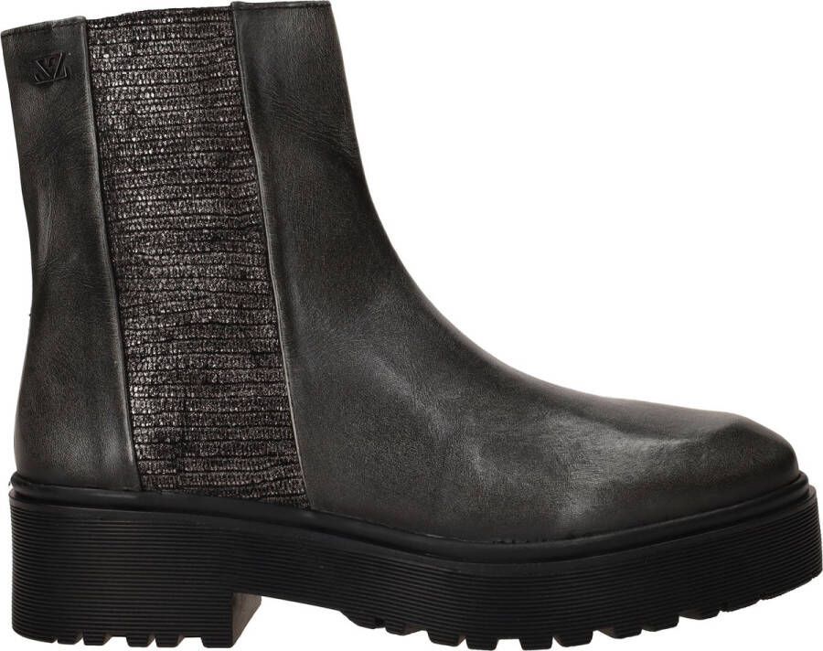 Lazamani Olivie Dames Boots Leer Pewter