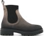 Lazamani Beau Dames Chelsea Boots Suede Fango - Thumbnail 1