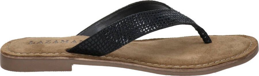 Lazamani dames slipper Zwart