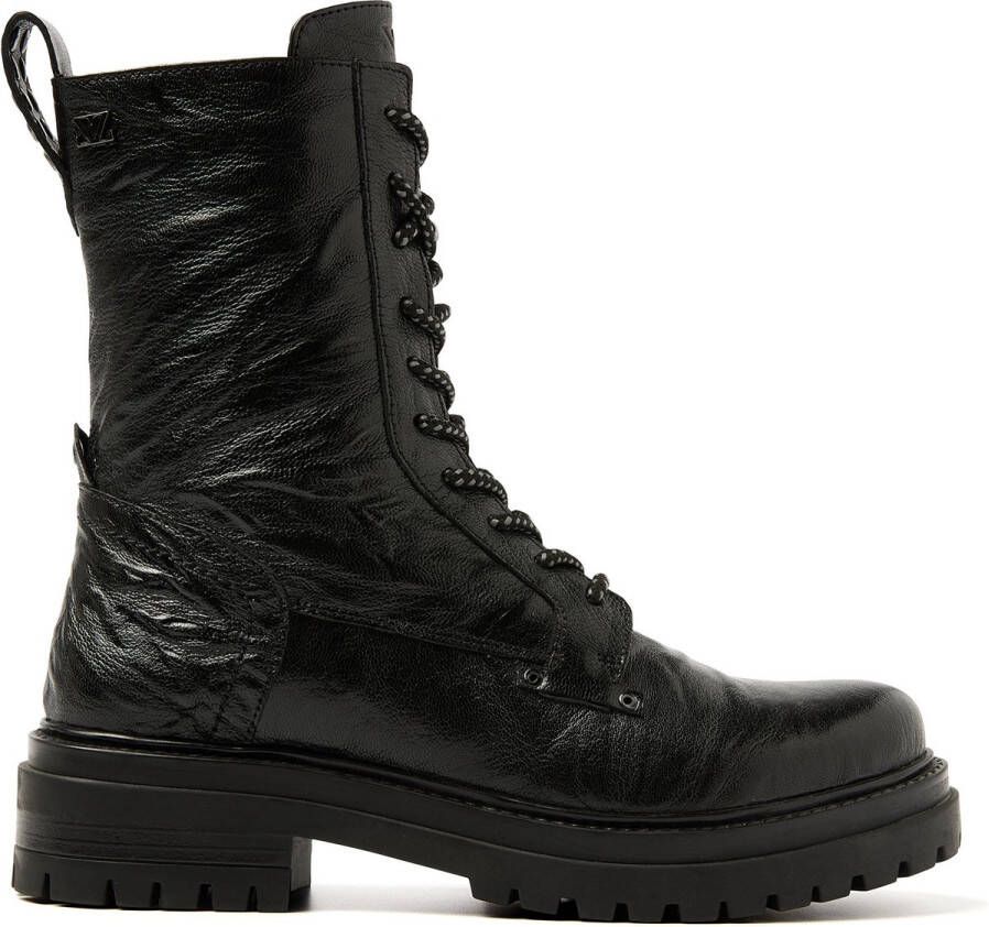 Lazamani Estee Dames Veterboots Leer Black