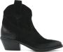 Lazamani Gigi Dames Enkellaarsjes Suede Black - Thumbnail 2