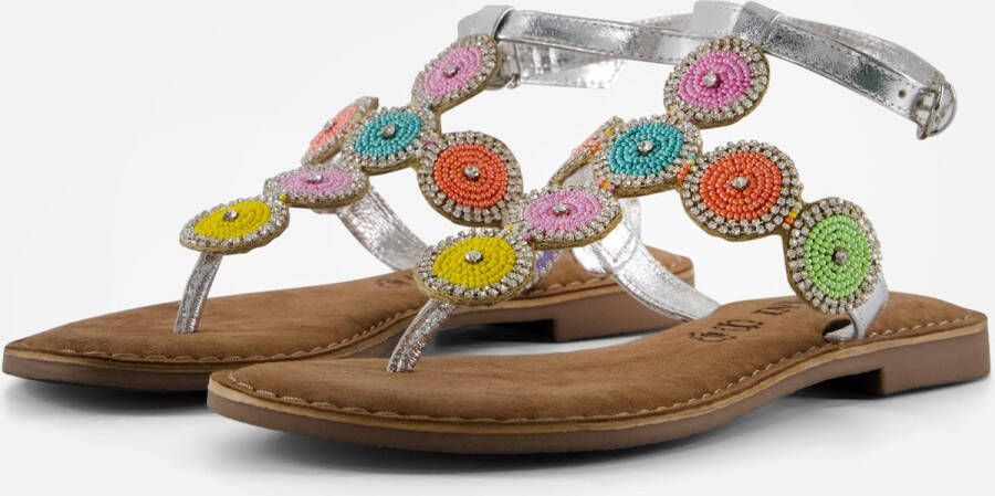 Lazamani Harper Leren Dames Sandalen Multi