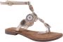 Lazamani Harper Leren Dames Sandalen Off-White - Thumbnail 2