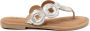 Lazamani Juliet Leren Dames Slippers Silver - Thumbnail 1