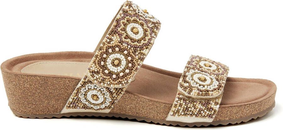 Lazamani Mary Dames Slippers Beige