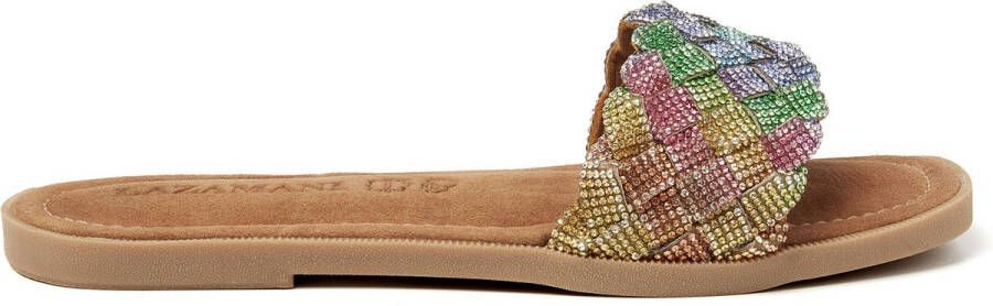 Lazamani Melany Dames Slippers Rainbow