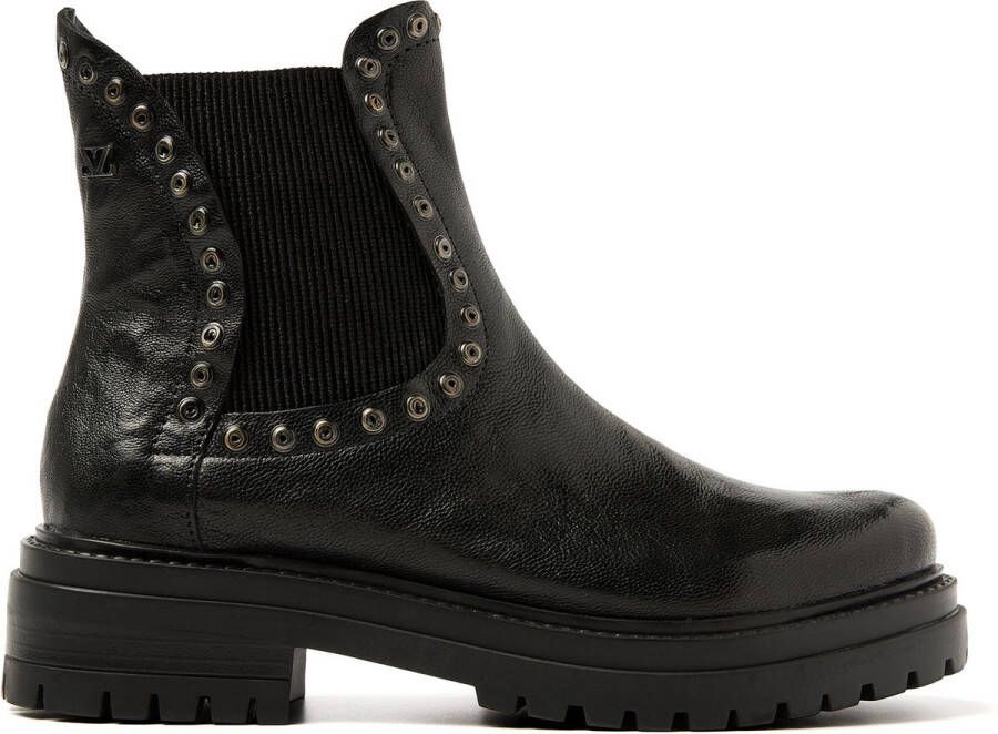 Lazamani Odile Dames Chelsea Boots Leer Black