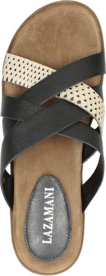 Lazamani 75817 Mules Crossed Straps Multi Q1