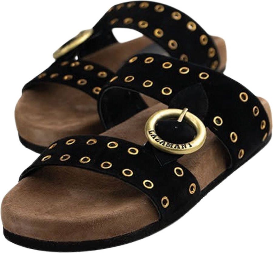 Lazamani Two Straps One Buckle Slippers Dames