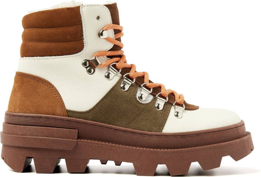 Lazamani Vere Dames Hiking Boots Leer Rust