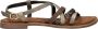 Lazamani Zuri Dames Sandalen Brown - Thumbnail 2