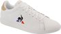 Le Coq Sportif Witte casual leren sneakers voor White - Thumbnail 1