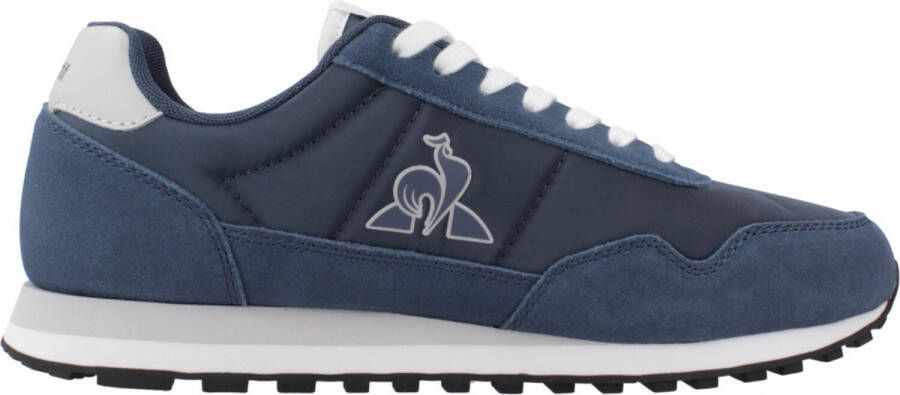 Le Coq Sportif Blauwe Nylon Leren Sneakers Blue Heren