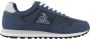 Le Coq Sportif Blauwe Nylon Leren Sneakers Blue Heren - Thumbnail 1