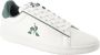 Le Coq Sportif Witte casual leren sneakers oor heren White Heren - Thumbnail 1