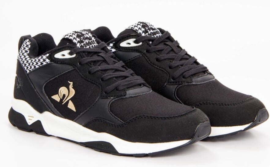 Le Coq Sportif Dames sportschoenen Lcs R500 Pied De Poule Black Dames